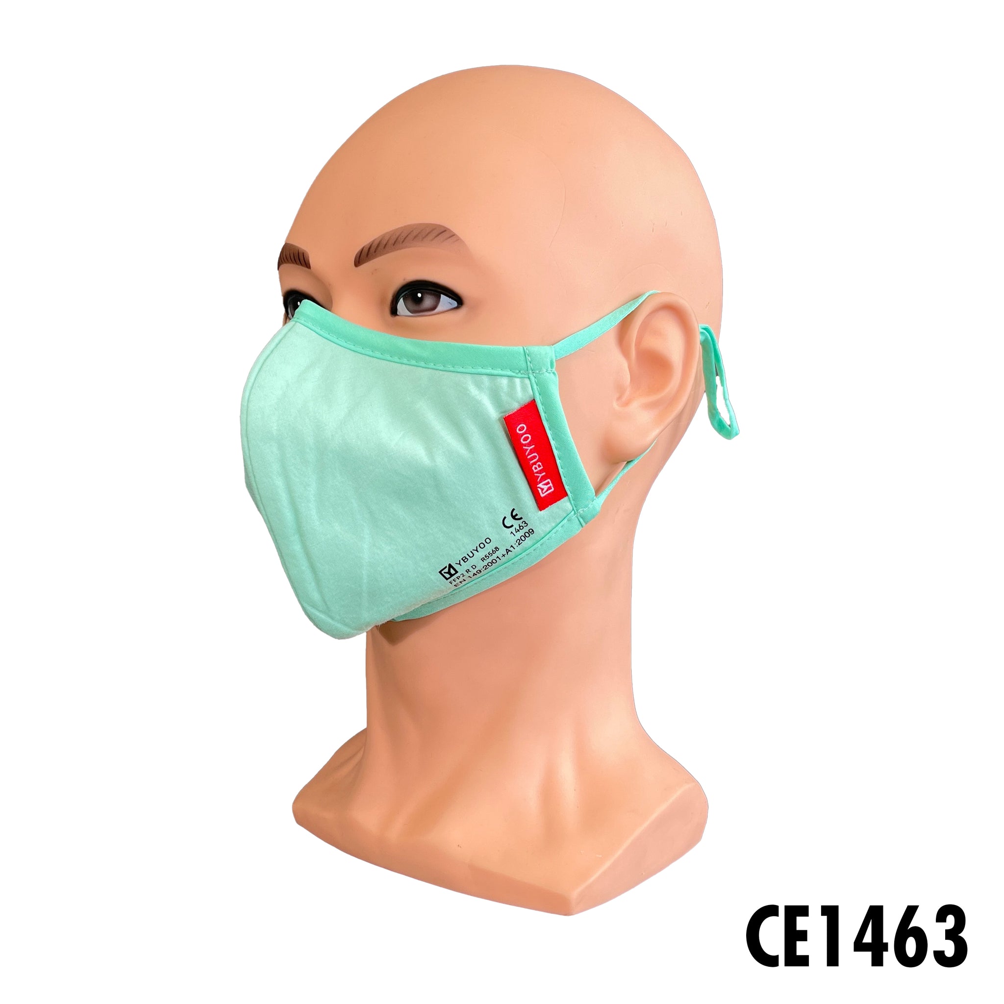 Waschbare FFP2-Nano-Maske mintgrün - Civil Use | ab 1 Stk. erhältlich
