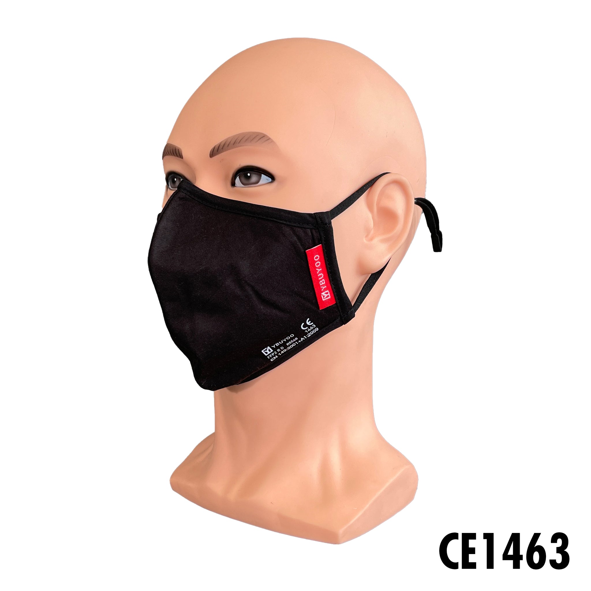 Waschbare FFP2-Nano-Maske schwarz - Civil Use | ab 1 Stk. erhältlich