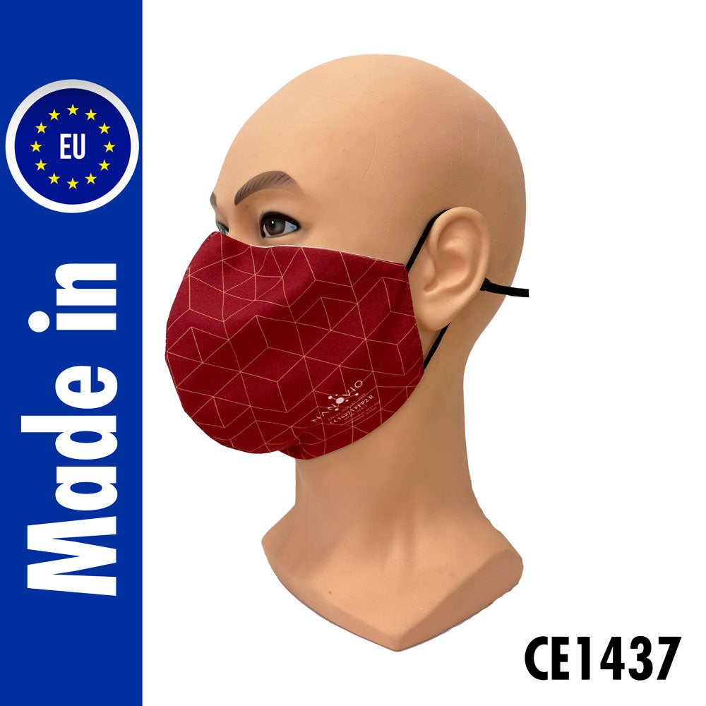 Wiederverwendbar FFP2-Nano-Maske Mosaik - Civil Use | ab 1 Stk. erhältlich