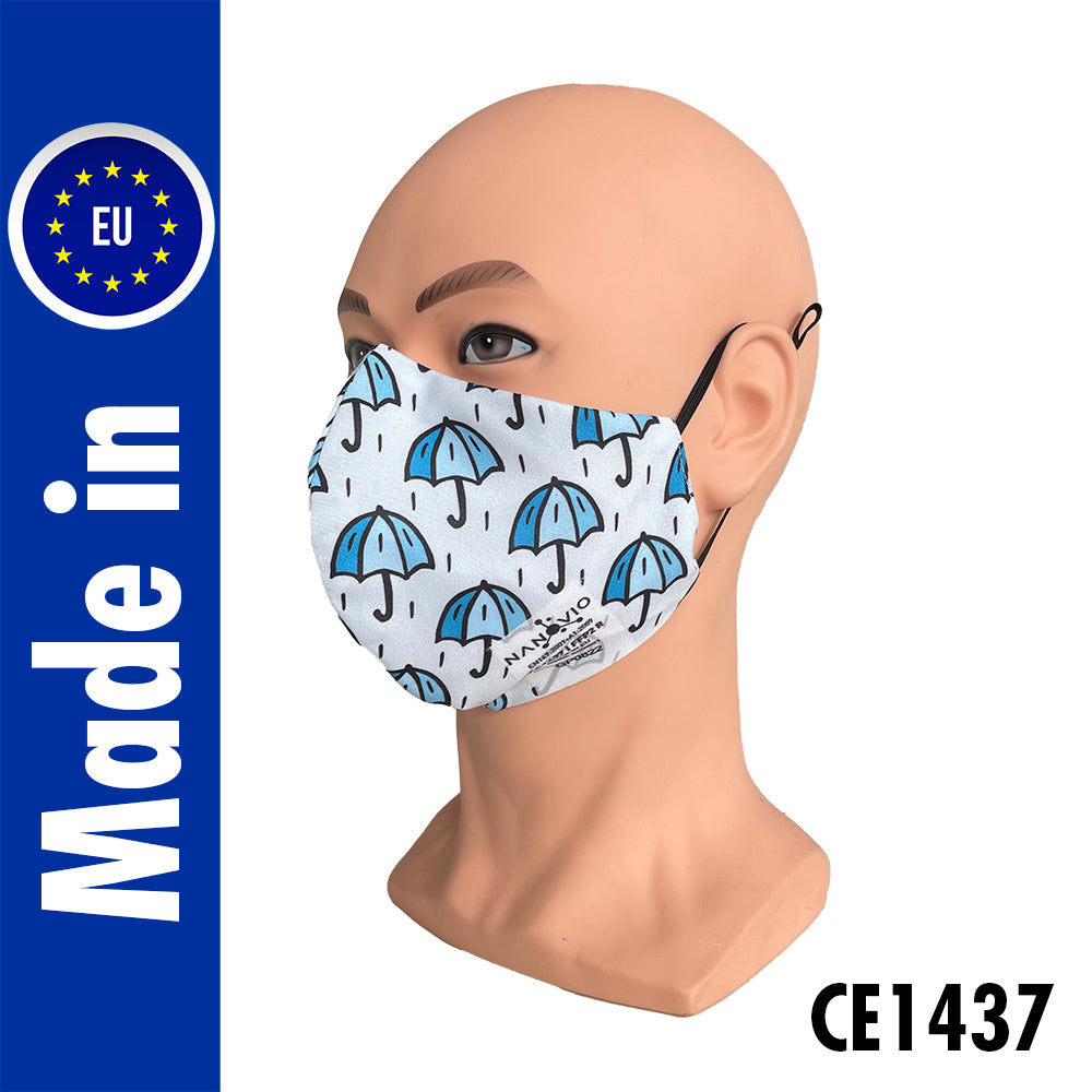 Wiederverwendbare FFP2-Nano-Maske Regenschirm - Civil Use | ab 1 Stk. erhältlich