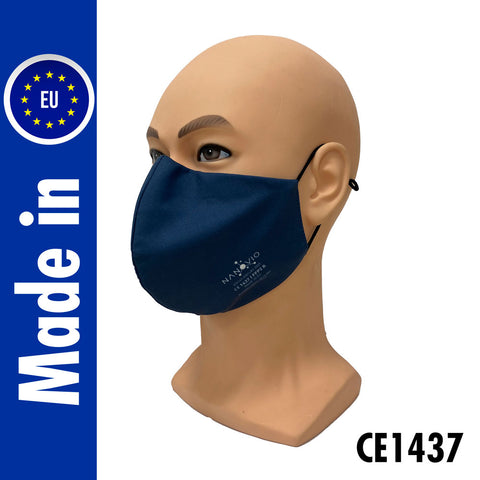 Wiederverwendbare FFP2-Nano-Maske dunkelblau - Civil Use | ab 1 Stk. erhältlich