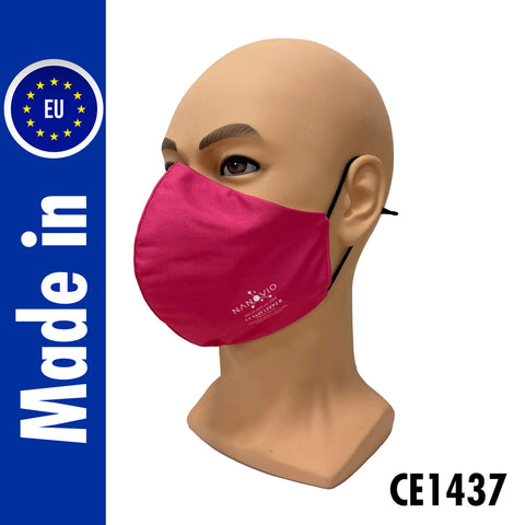 Wiederverwendbare FFP2-Nano-Maske pink - Civil Use | ab 1 Stk. erhältlich