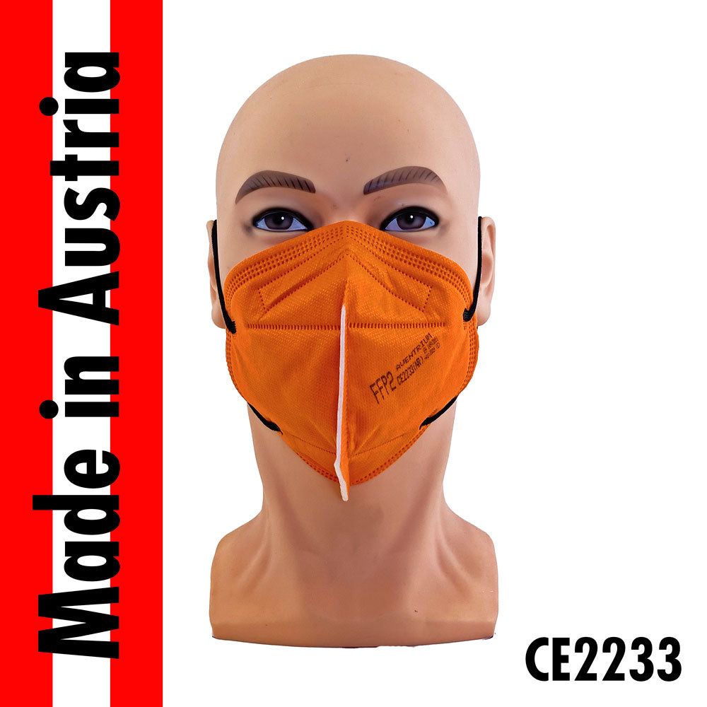 "Made in Austria" Aventrium FFP2 NR orange - Civil Use | ab 1 Stk. erhältlich